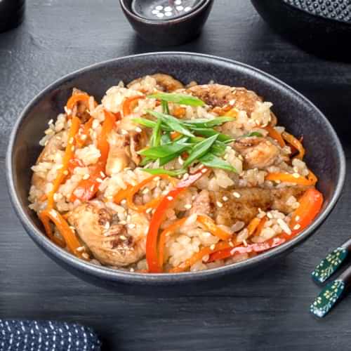 Рис с курицей