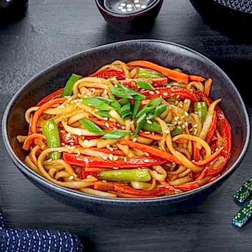 Удон с овощами