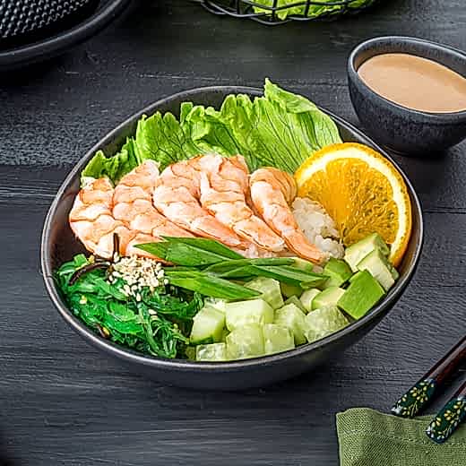 Поке с креветками